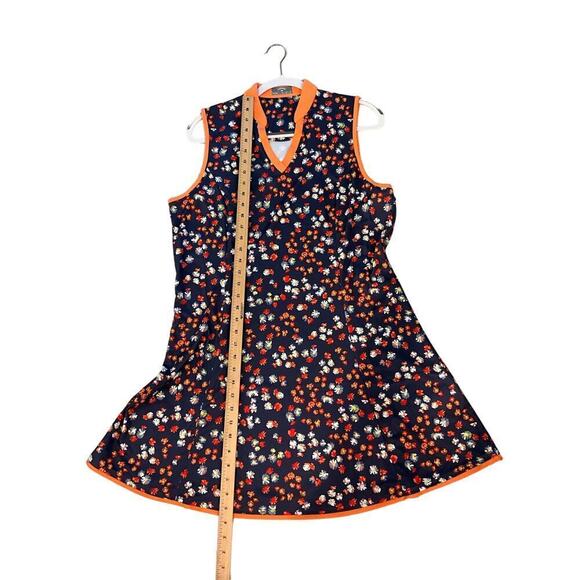 Callaway A-Line Dress Womens XL Golf  Floral 100% Polyester V-Neck Pullover - Picture 6 of 7